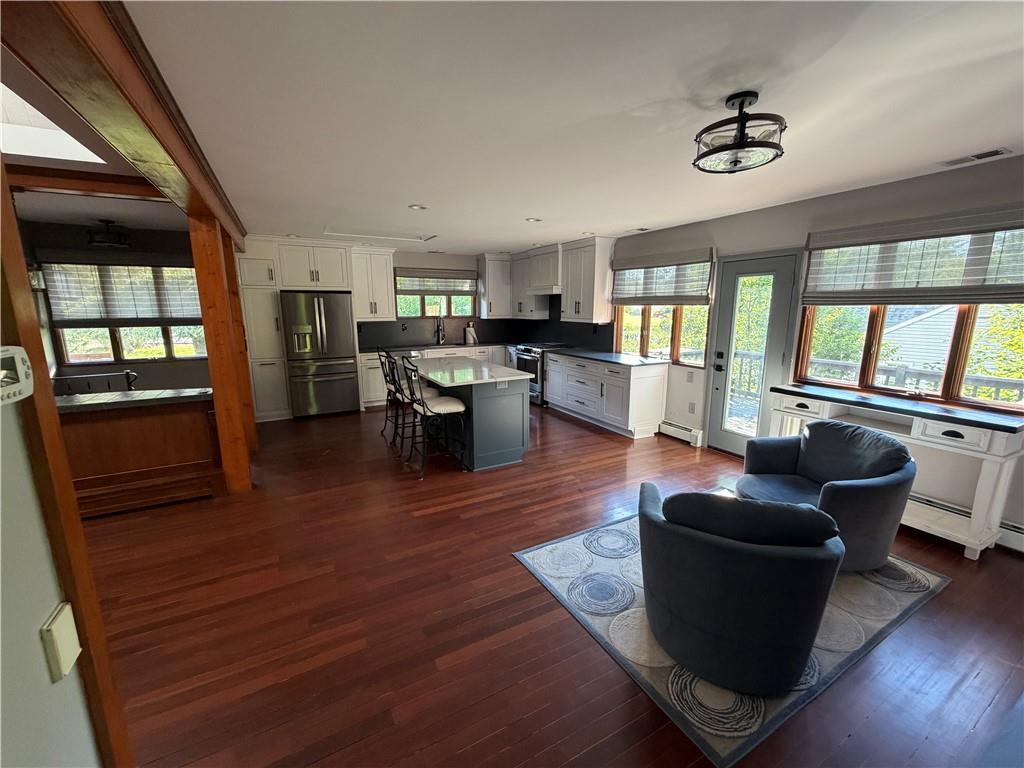 3137 Harts Run Road Allison Park, PA 15101 - Photo 5 of 11 a living room with fireplace furniture and a wooden floor