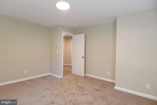 a view of an empty room