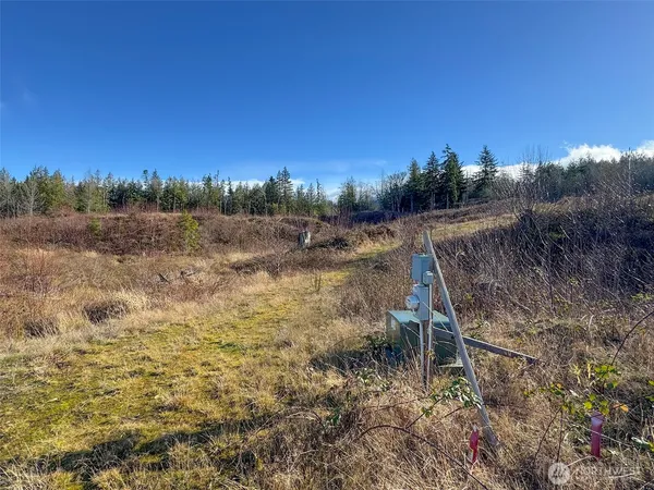 a view of a lake with a city