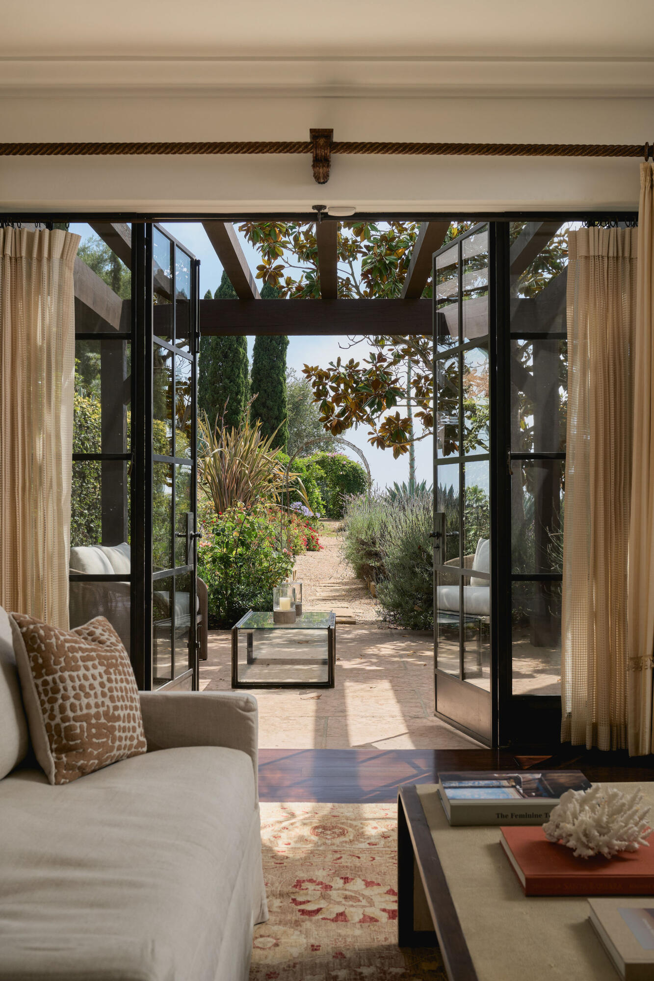 420 Toro Canyon Road Santa Barbara, CA 93108 - Photo 31 of 52 Primary Bedroom - Patio View