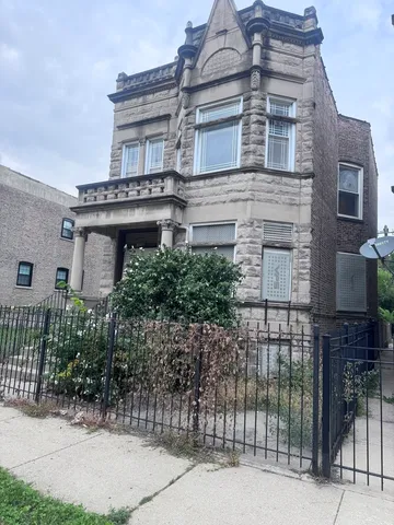 a view of a building with many windows