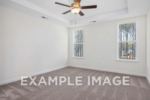 a view of a hallway with a window