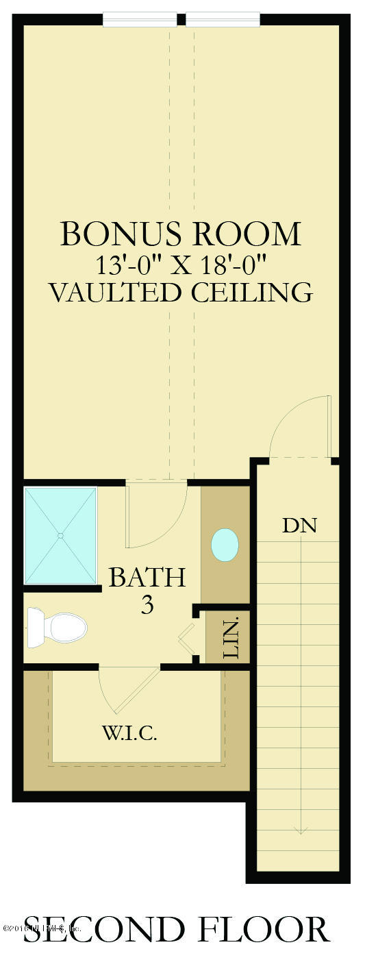 1123 Ballard Ridge Road Jacksonville, FL 32211 - Photo 3 of 3 LNR-JAC-2450-Cordova-Bonus_F2_NoFurn_533