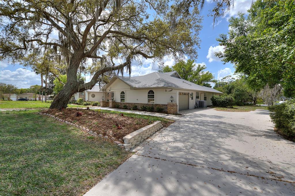 419 Silas Court Spring Hill, FL 34609 - Photo 54 of 56 a front view of house with yard and green space