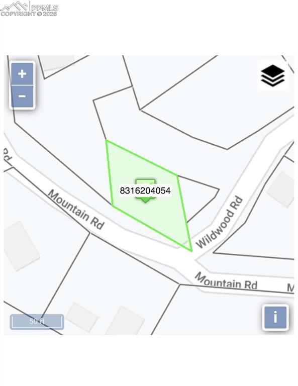 Tbd Wildwood Road Cascade, CO 80809 - Photo 3 of 3 Picture from Pueblo County Assessors office to show what irregular lot looks like