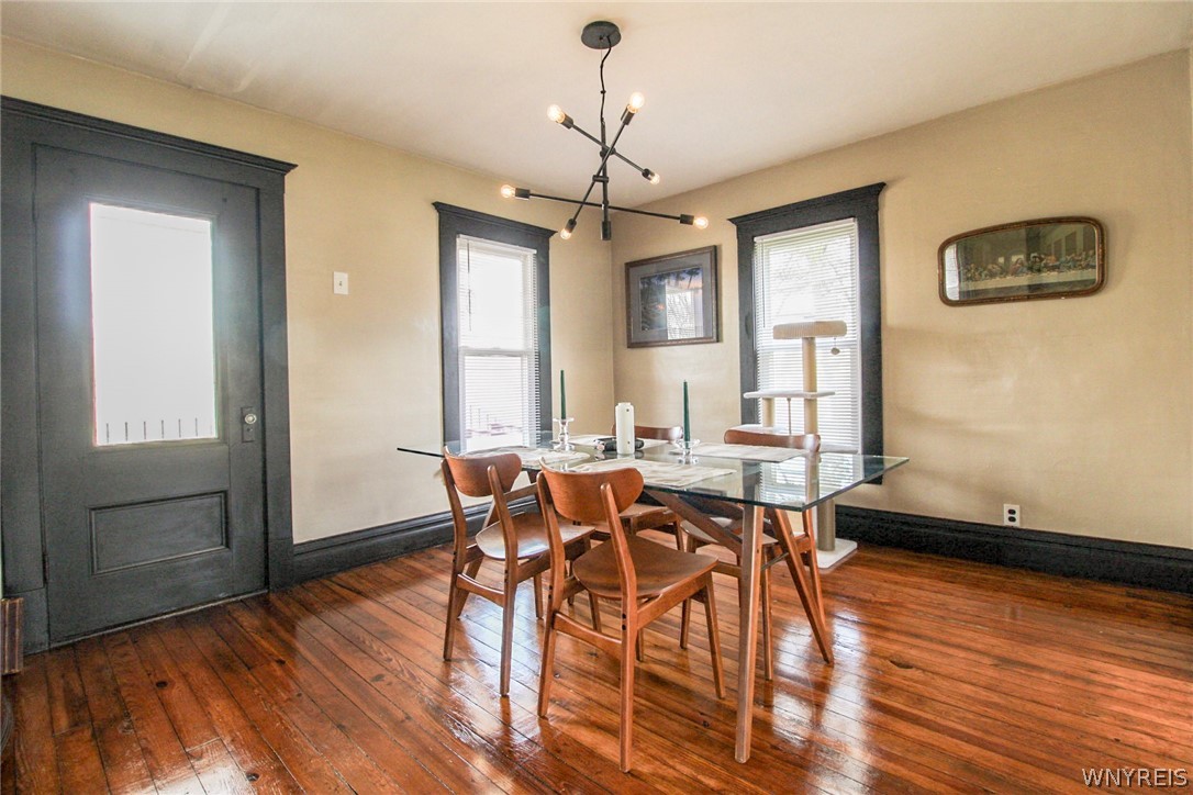 507 Canal Street Ridgeway, NY 14103 - Photo 4 of 25 dining room (13 x 11) beautiful refinished hardwoo