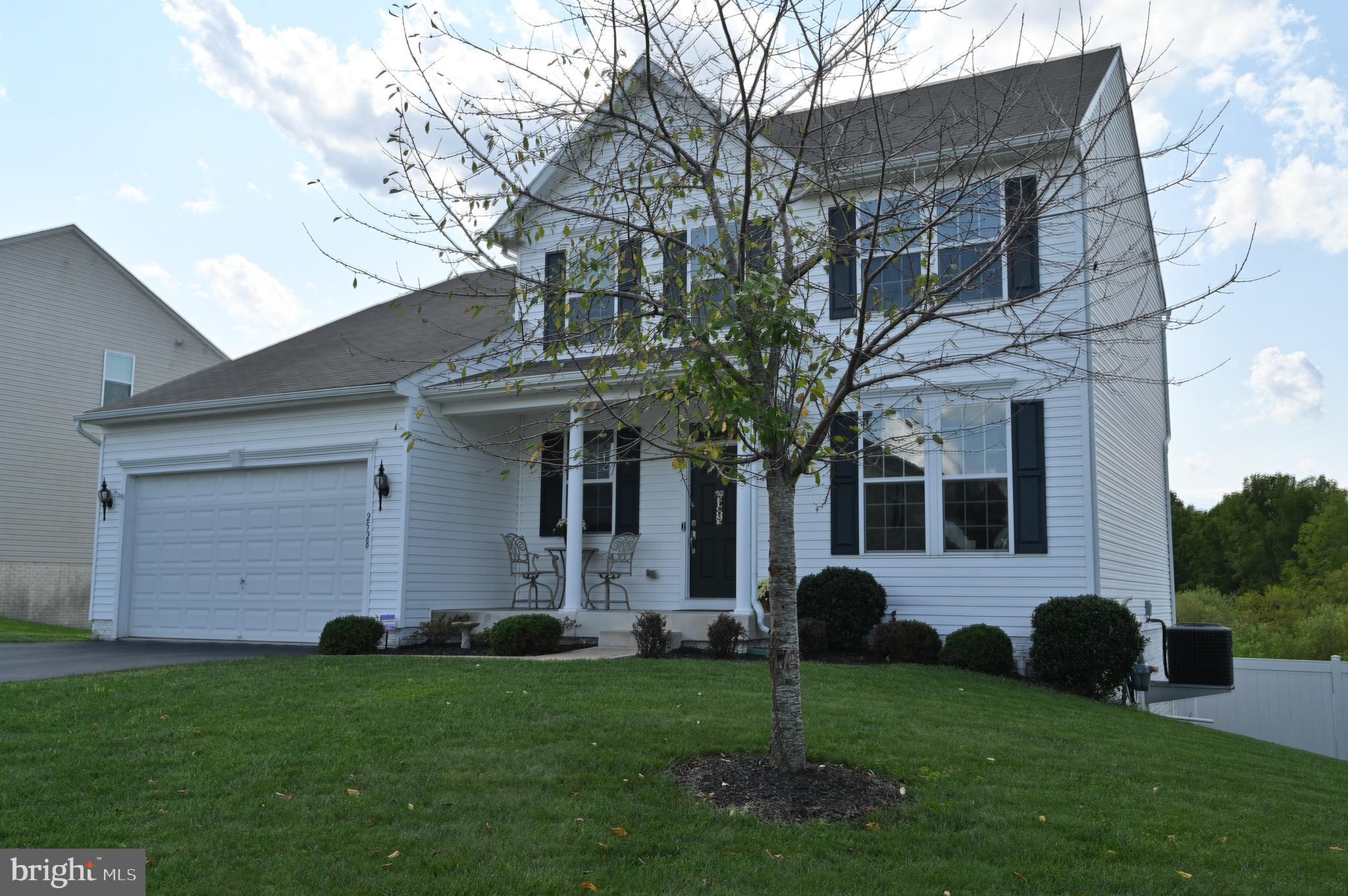 2528 Codorus Lane Spring Grove, PA 17362 - Photo 2 of 77 a backyard of a house with potted plants and a large tree