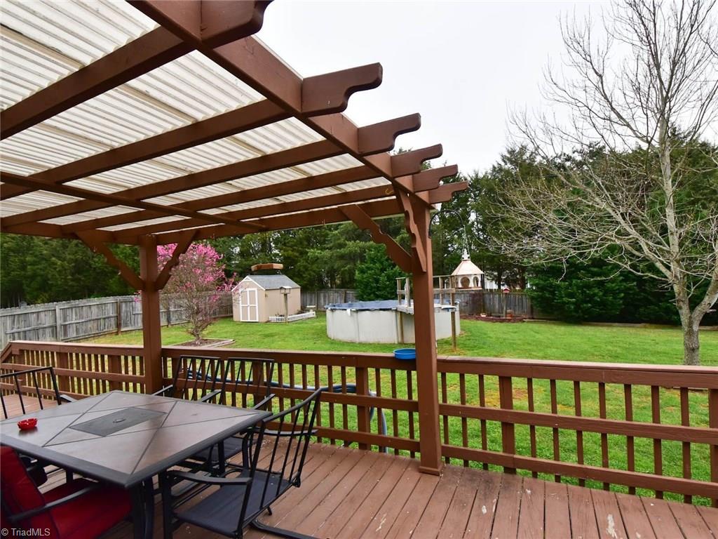 3936 Johnson Street High Point, NC 27265 - Photo 19 of 21 Large wood back deck