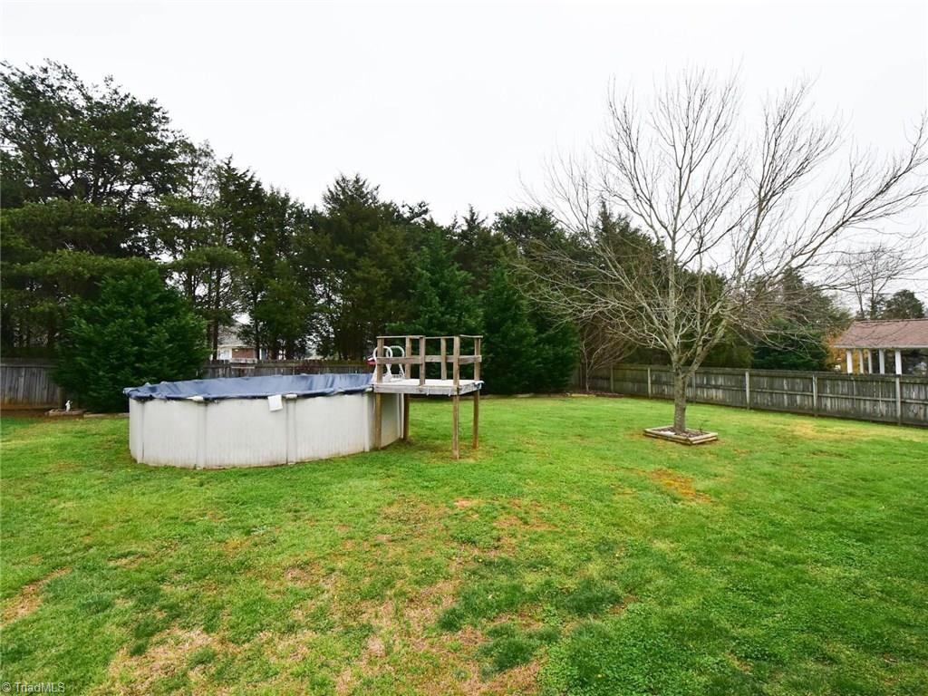 3936 Johnson Street High Point, NC 27265 - Photo 21 of 21 Back yard with above ground pool