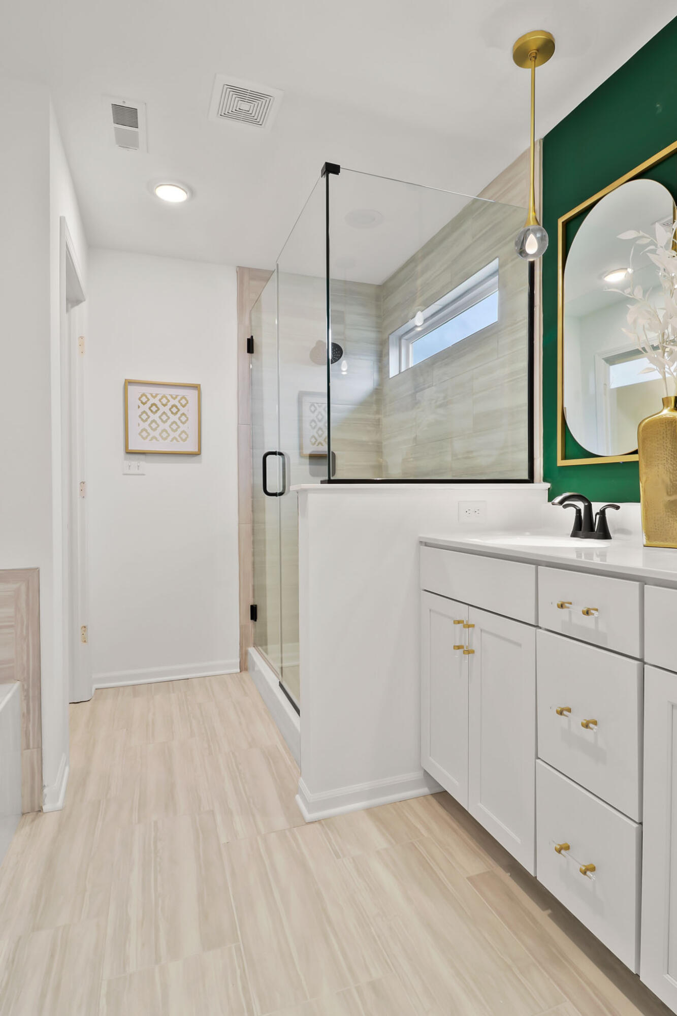 6786 East 104th Avenue Crown Point, IN 46307 - Photo 21 of 21 a spacious bathroom with a sink and a mirror