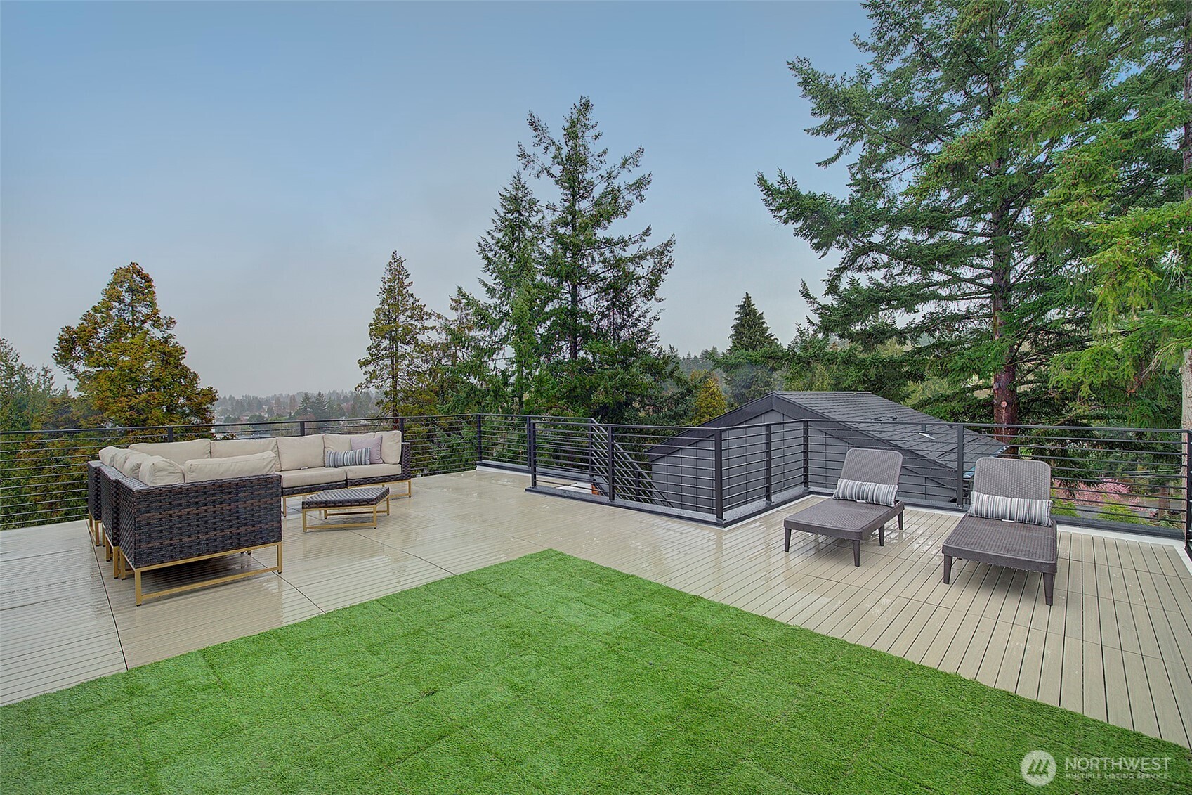7341 California Avenue Southwest Seattle, WA 98136 - Photo 35 of 38 a view of a patio with a yard