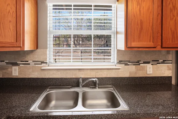 a close view of sink and tap