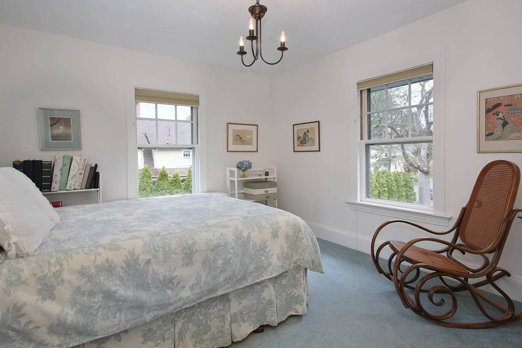 165 Collins Road Newton, MA 02468 - Photo 8 of 11 a bedroom with a bed chair and a window