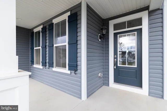 a view of front door of house