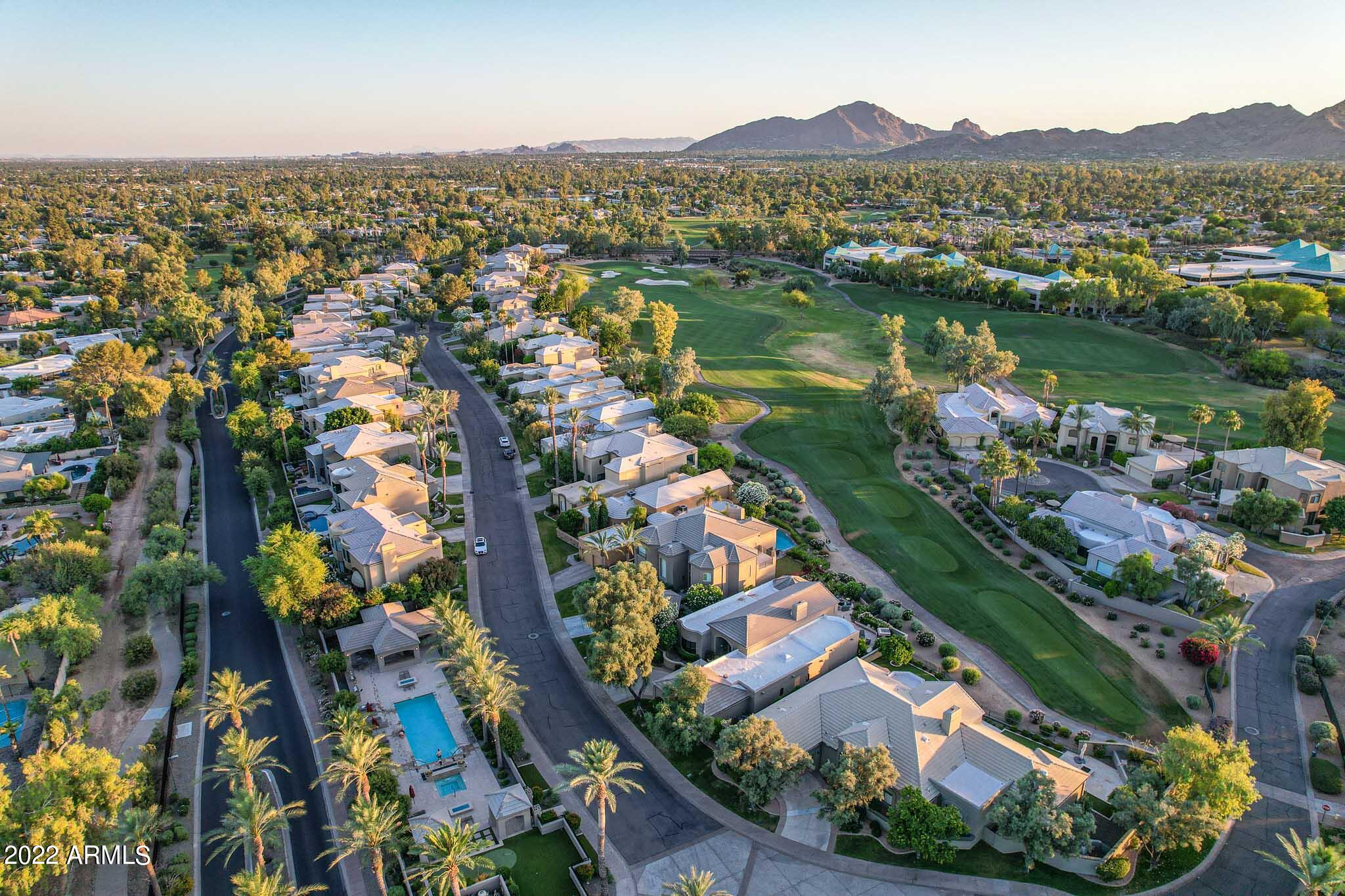 7878 East Gainey Ranch Road, Unit 56 Scottsdale, AZ 85258 - Photo 54 of 58 Drone (15)