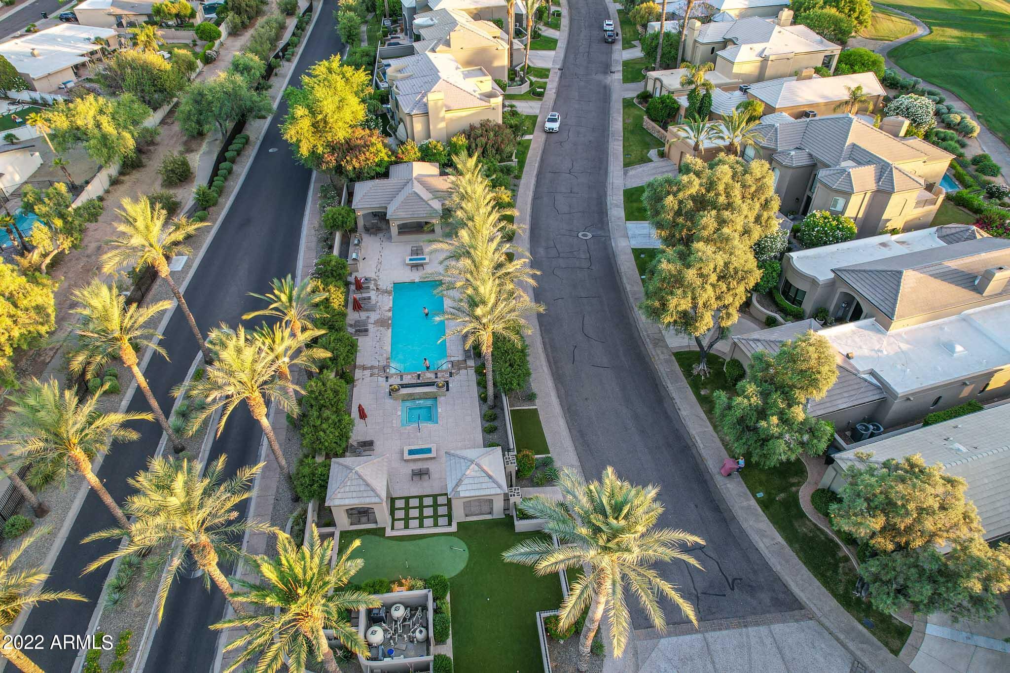 7878 East Gainey Ranch Road, Unit 56 Scottsdale, AZ 85258 - Photo 55 of 58 Drone (16)