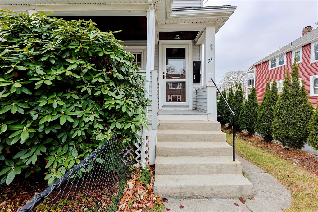 33 Woodleigh Road, Unit 2 Watertown, MA 02472 - Photo 2 of 23 a view of the entrance of the house