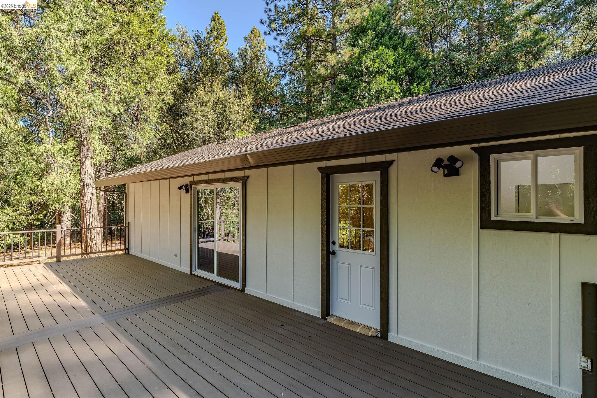 23656 Lightning Pioneer, CA 95666 - Photo 19 of 23 Wooden terrace with view of scattered trees