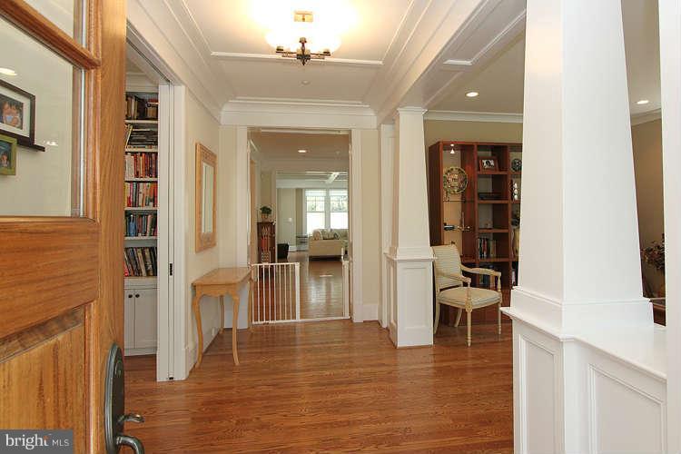 8015 Aberdeen Road Bethesda, MD 20814 - Photo 4 of 30 Light-filled hall entry with custom millwork