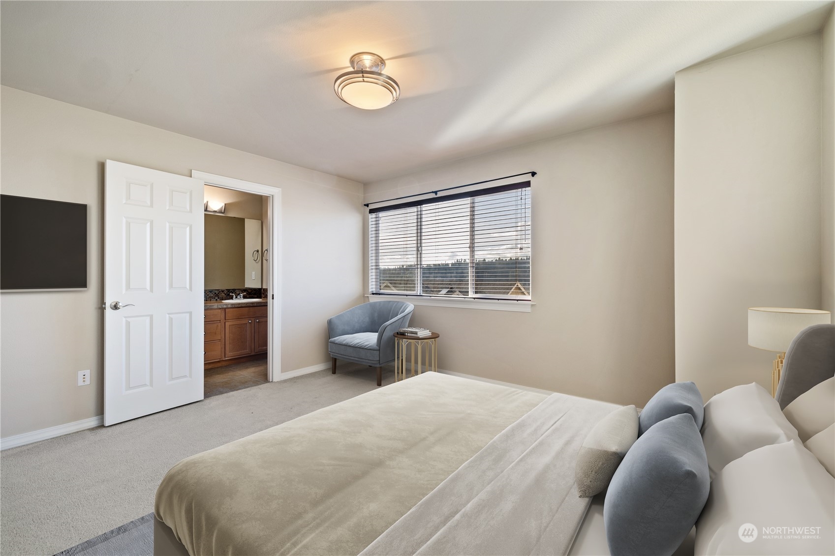 24041 40th Lane Southeast Bothell, WA 98021 - Photo 17 of 29 a bedroom with a bed and a window