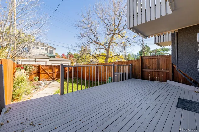 a view of wooden fence