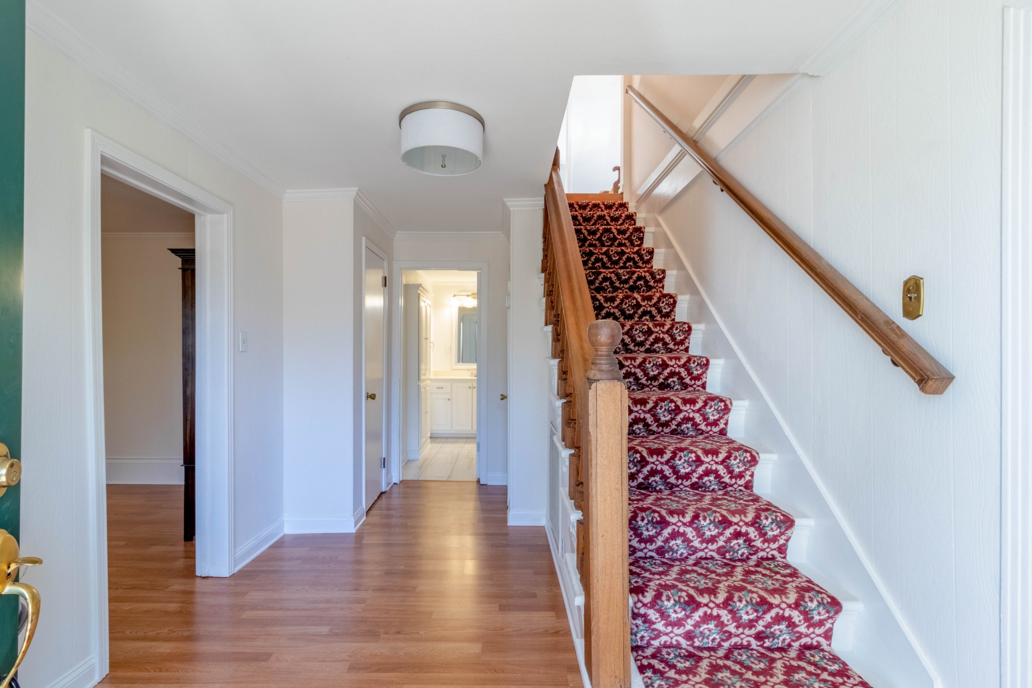1441 Gratton Road Clarksville, TN 37043 - Photo 7 of 49 a view of a hallway with wooden floor and entryway