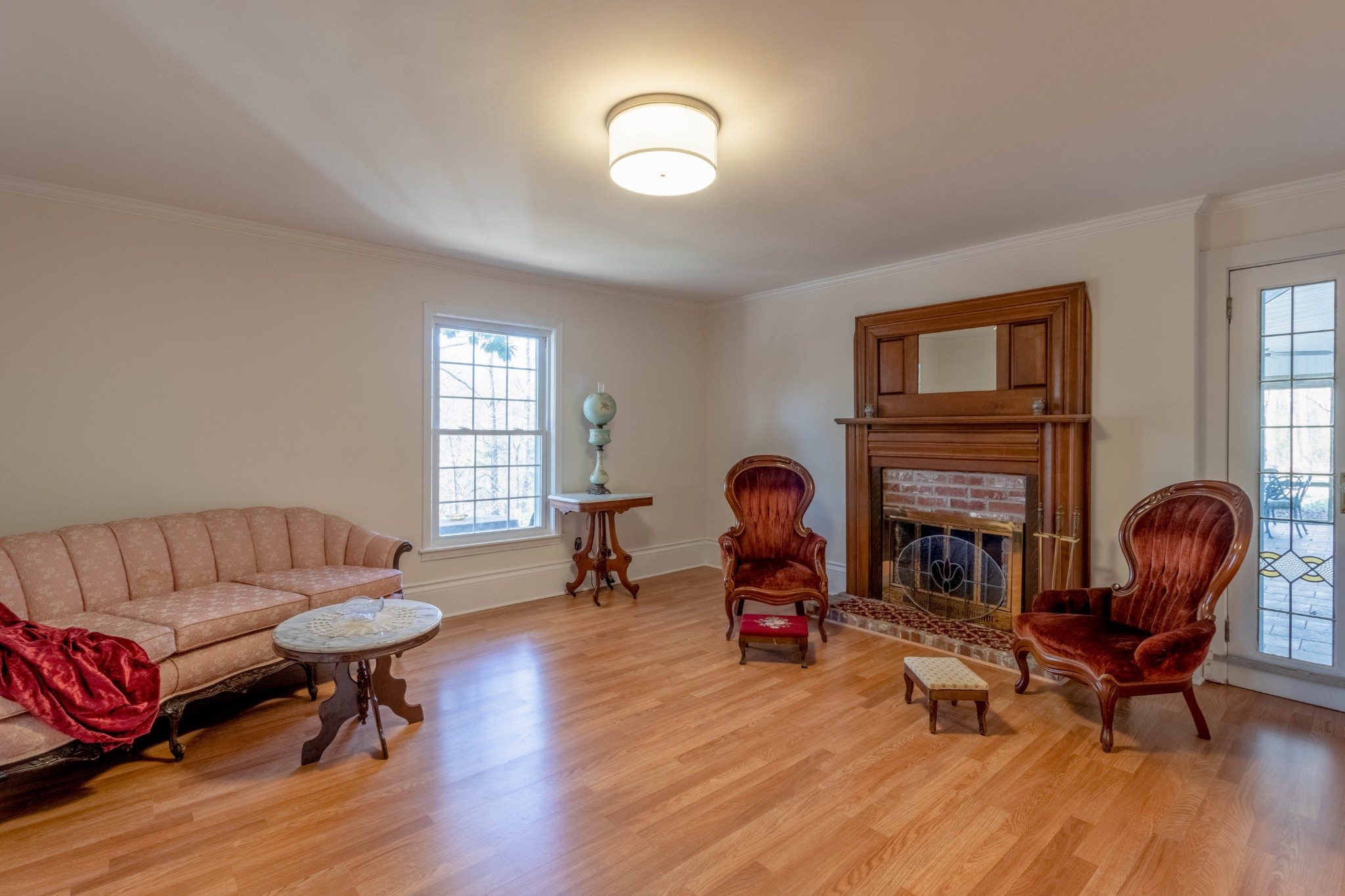 1441 Gratton Road Clarksville, TN 37043 - Photo 10 of 49 a living room with furniture and a fireplace