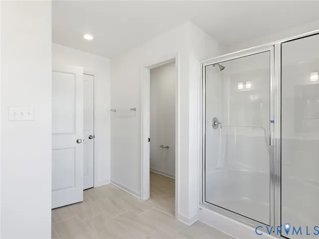 a view of bathroom with shower