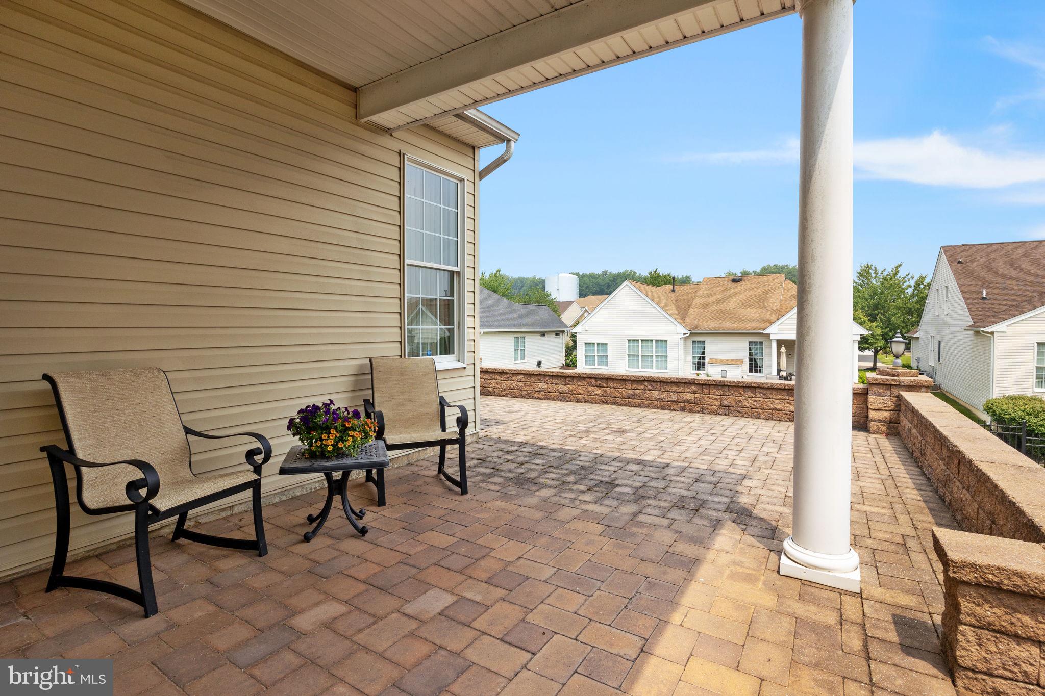 60 Nathaniel Road Holland, PA 18966 - Photo 28 of 41 Rear Patio from Breakfast Room