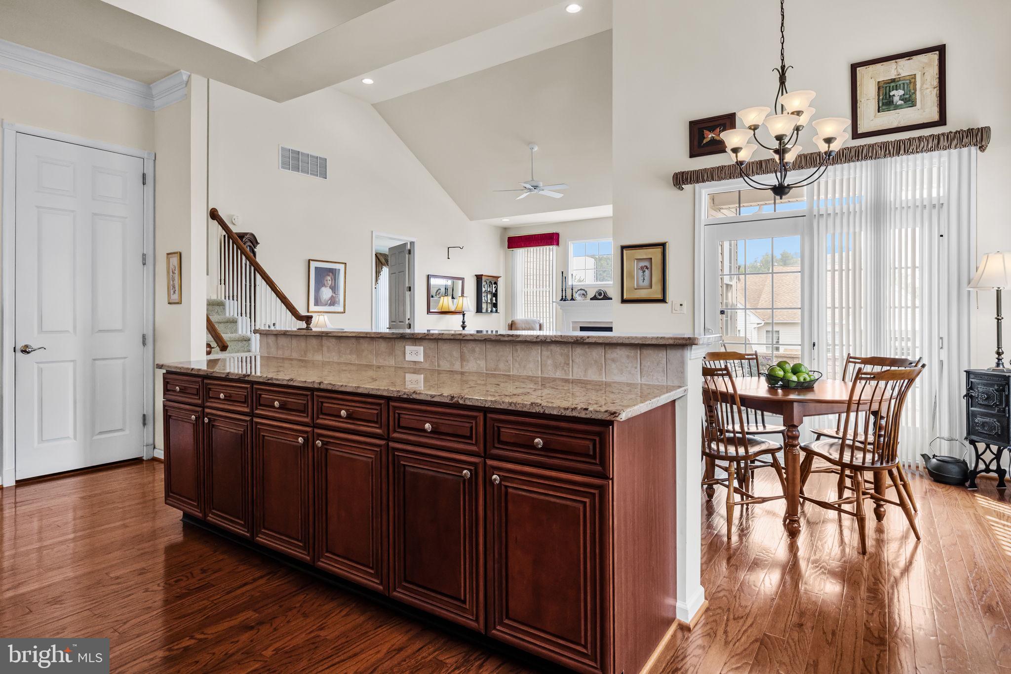 60 Nathaniel Road Holland, PA 18966 - Photo 9 of 41 Kitchen Island to Breakfast Room and Family Room