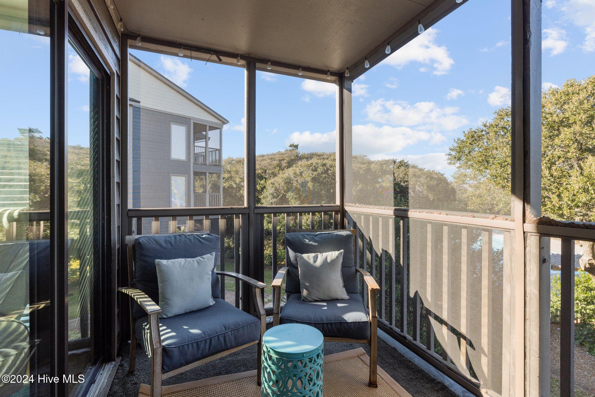 2402 West Fort Macon Road, Unit 206G Atlantic Beach, NC 28512 - Photo 26 of 40 Screened Porch