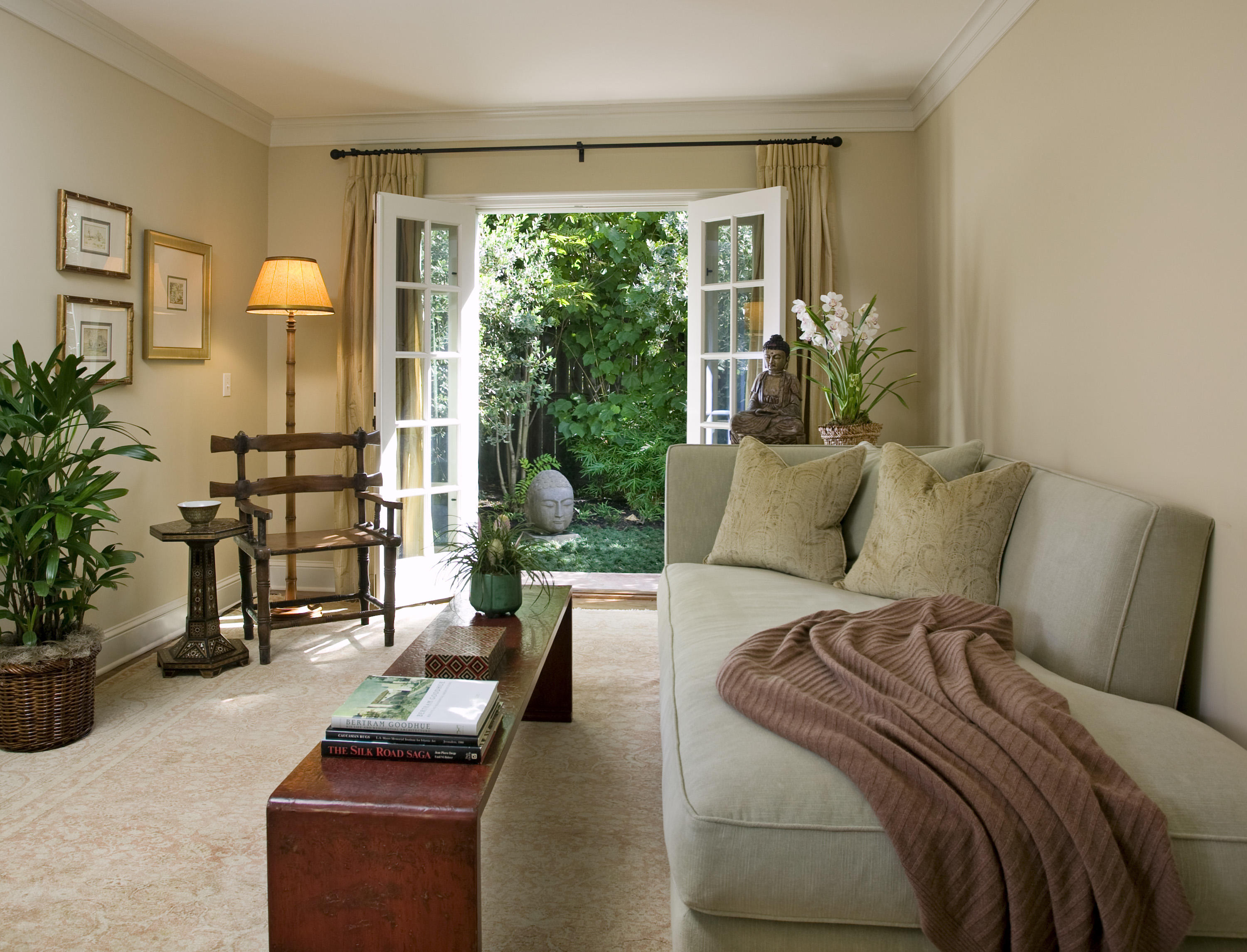 1422 East Valley Road Santa Barbara, CA 93108 - Photo 13 of 25 a living room with furniture and a large window