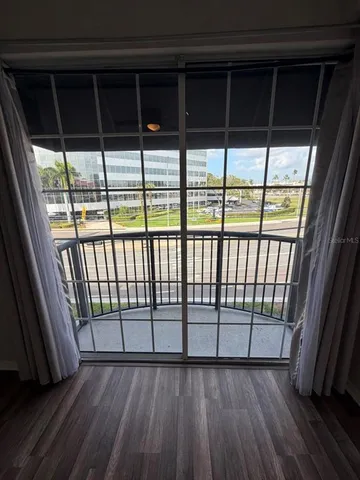 a view of front door