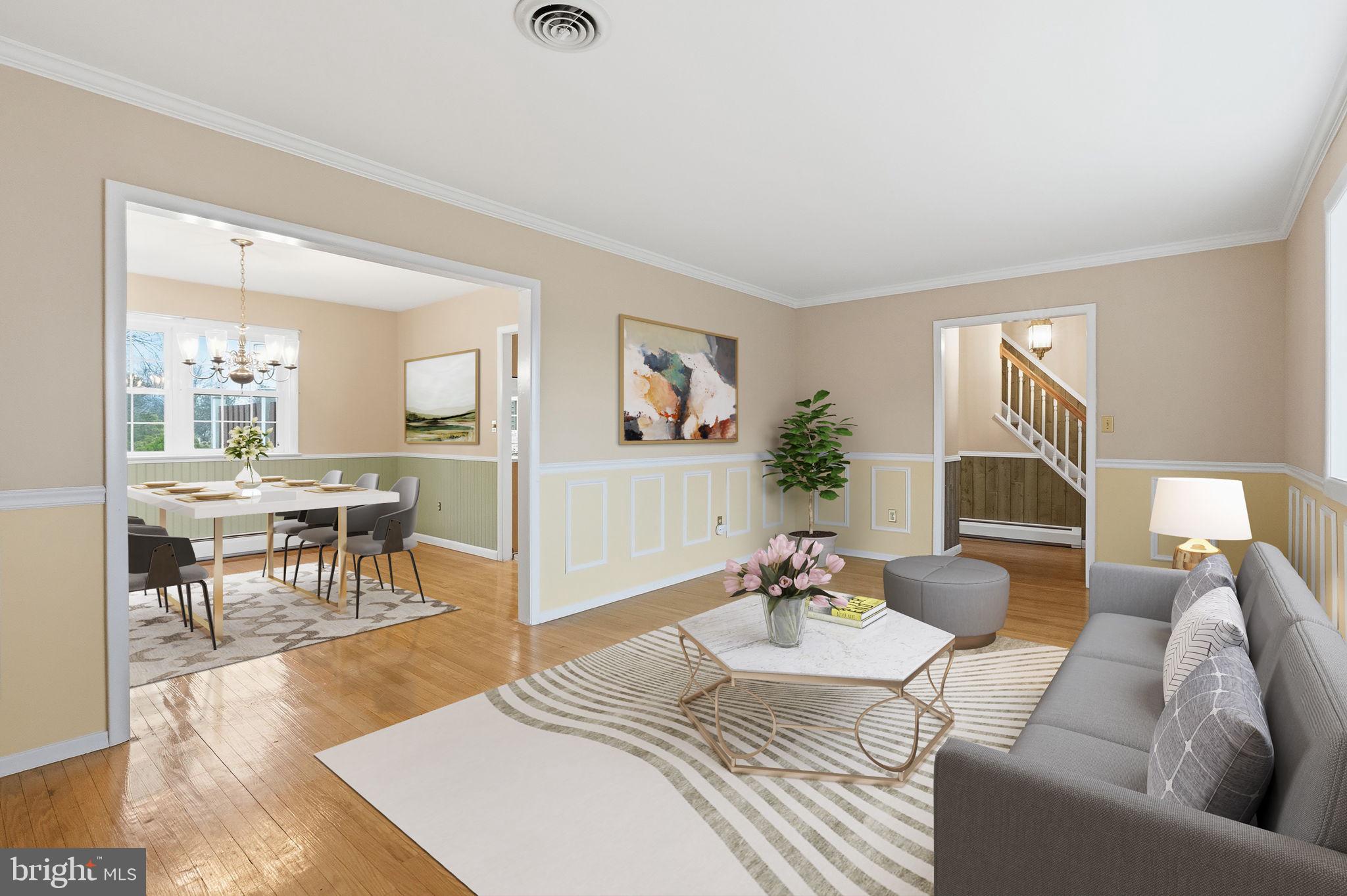 416 Oak Park Road Hatfield, PA 19440 - Photo 11 of 39 a living room with furniture and a table