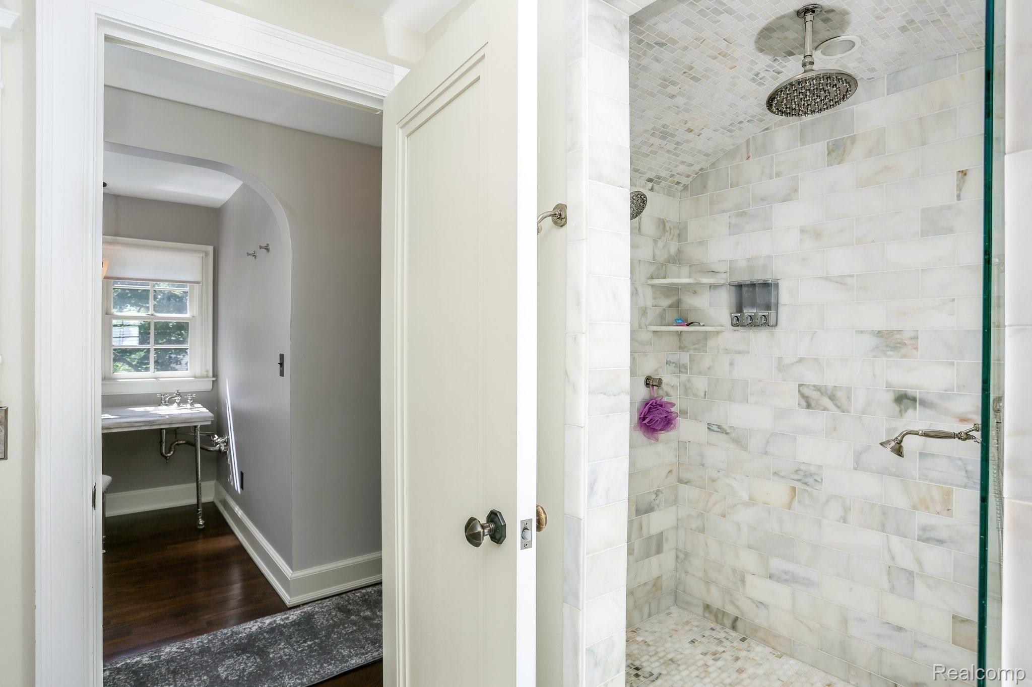 512 Rivenoak Street Birmingham, MI 48009 - Photo 25 of 47 Stand up shower and makeup vanity.