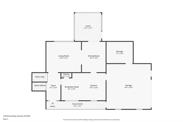 $700,000 | 1150 Orchard Way, Roswell, GA 30075
