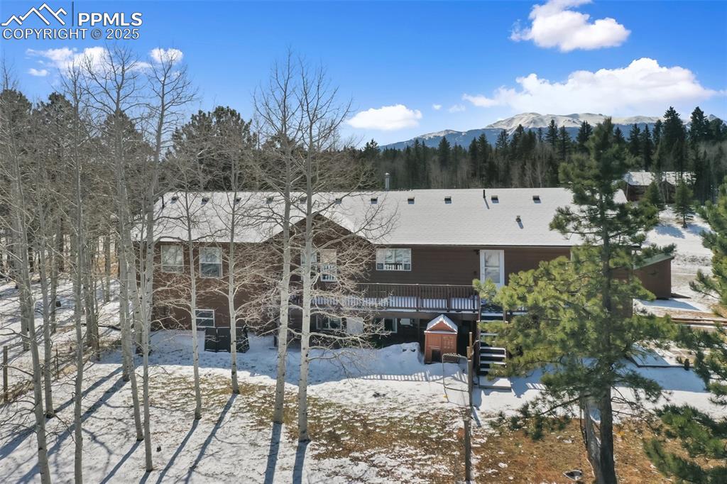 63 Bear Claw Trail Divide, CO 80814 - Photo 2 of 28 a view of a house with a yard