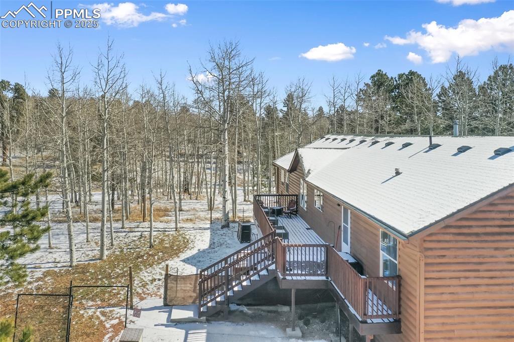63 Bear Claw Trail Divide, CO 80814 - Photo 3 of 28 a view of a patio with iron fence