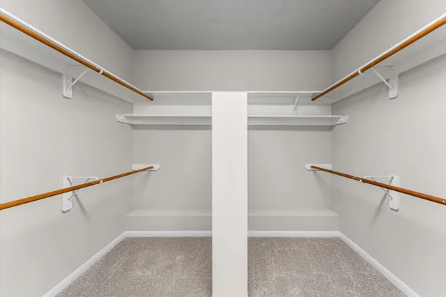 a view of walk in closet