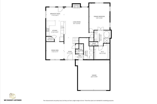 a picture of a bench in the floor