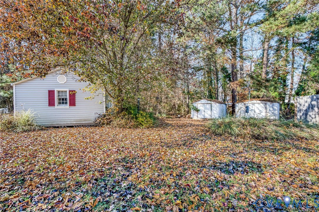 8910 Tunstall Road New Kent, VA 23124 - Photo 43 of 45 View of yard with a shed