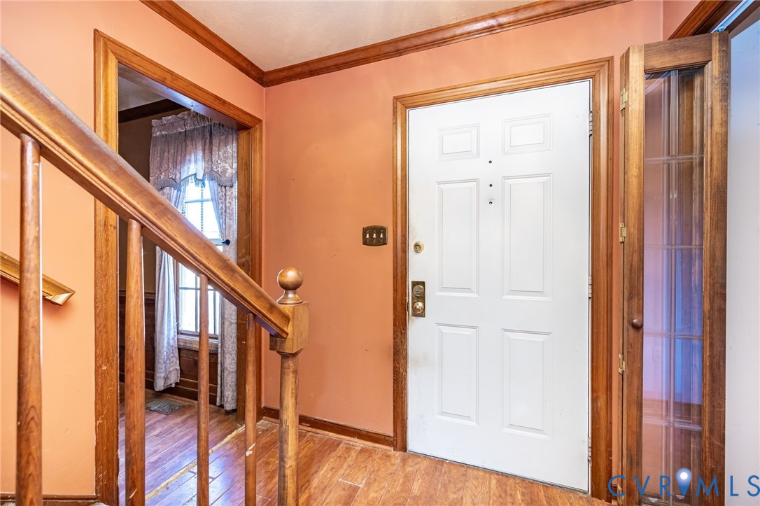 8910 Tunstall Road New Kent, VA 23124 - Photo 6 of 45 Entrance foyer featuring light wood finished floor
