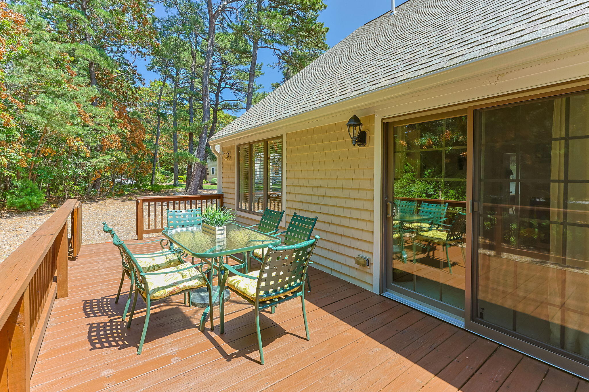 49 Shellback Way, Unit G Mashpee, MA 02649 - Photo 34 of 48 a view of a two chair in the balcony