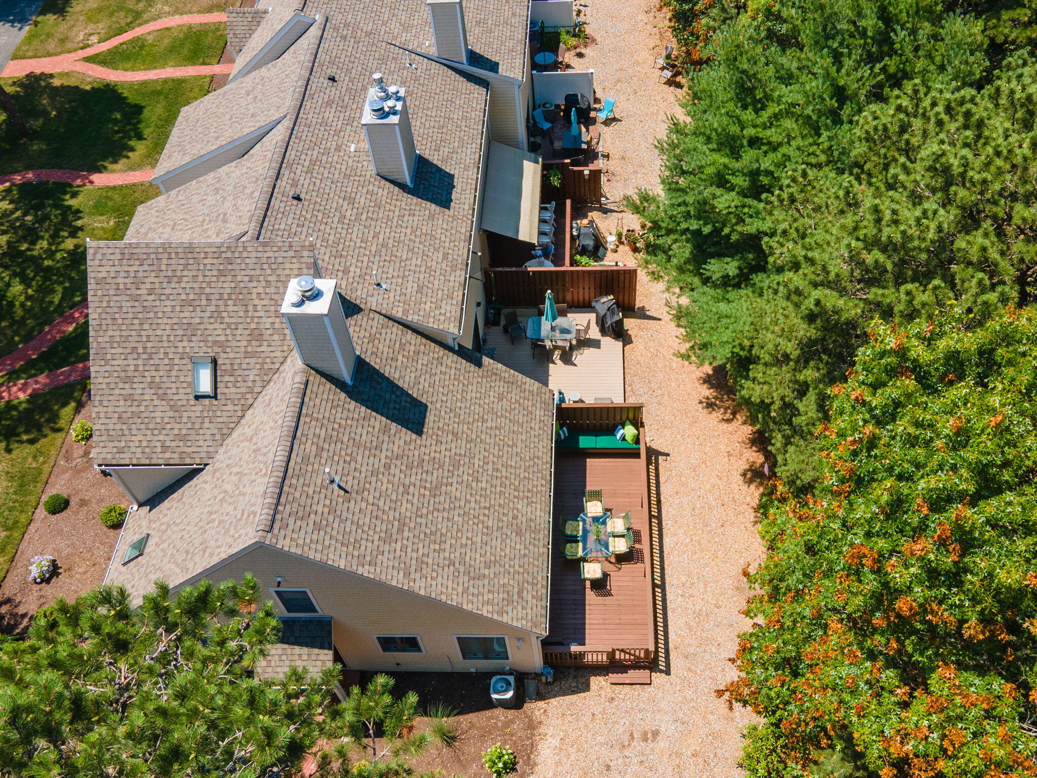 49 Shellback Way, Unit G Mashpee, MA 02649 - Photo 40 of 48 an aerial view of a house with outdoor space