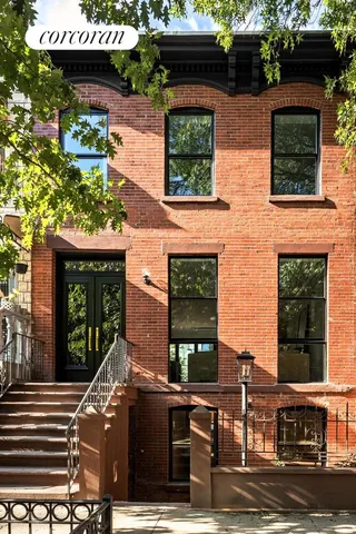 a view of a building with a fountain