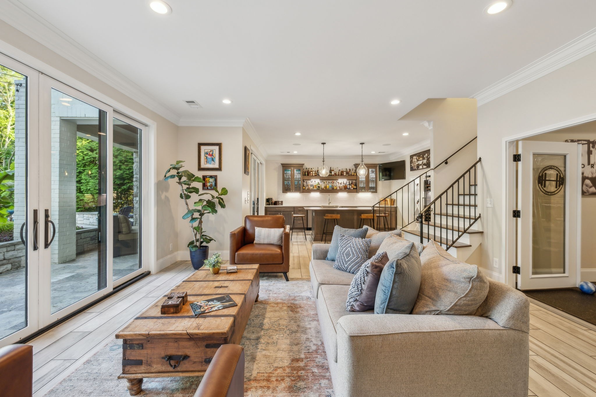 424 Wild Elm Street Franklin, TN 37064 - Photo 58 of 100 a living room with furniture and a large window