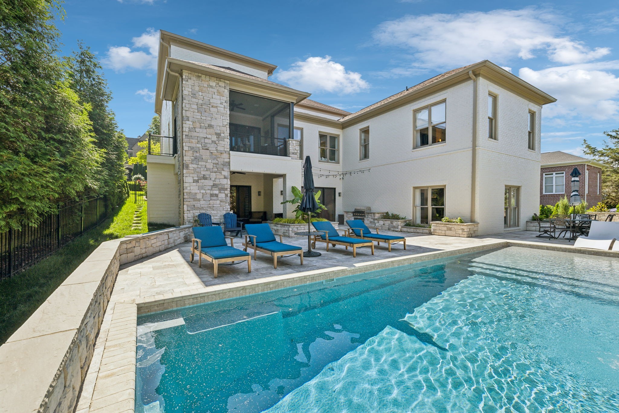 424 Wild Elm Street Franklin, TN 37064 - Photo 75 of 100 a view of a house with backyard porch and sitting area