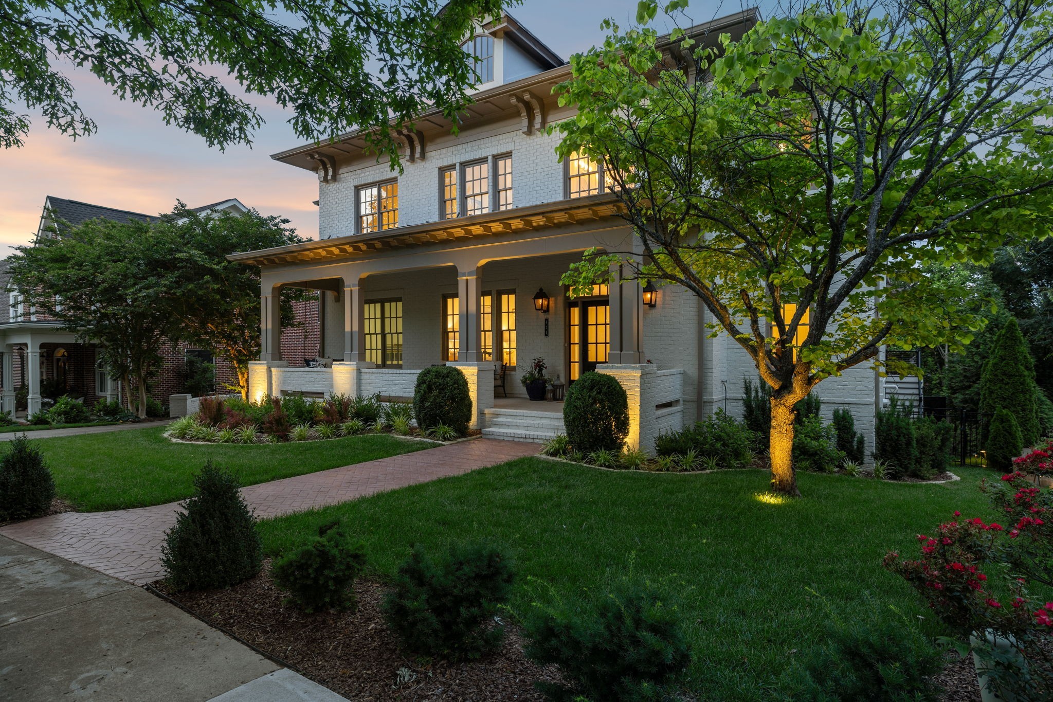 424 Wild Elm Street Franklin, TN 37064 - Photo 86 of 100 a front view of a house with garden