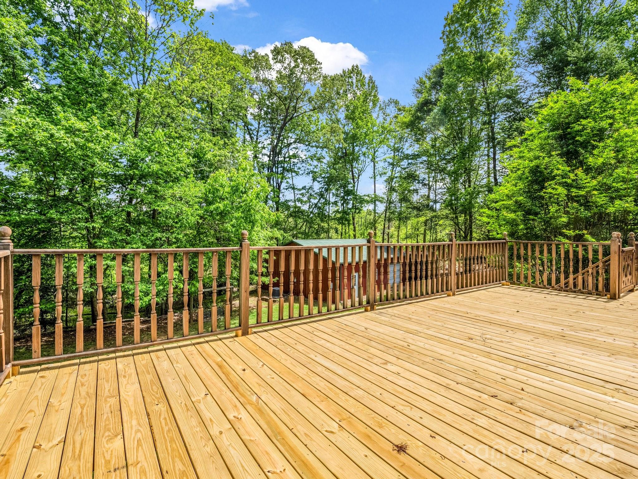 163 Summit Lane Rutherfordton, NC 28139 - Photo 20 of 44 a view of wooden deck and a backyard