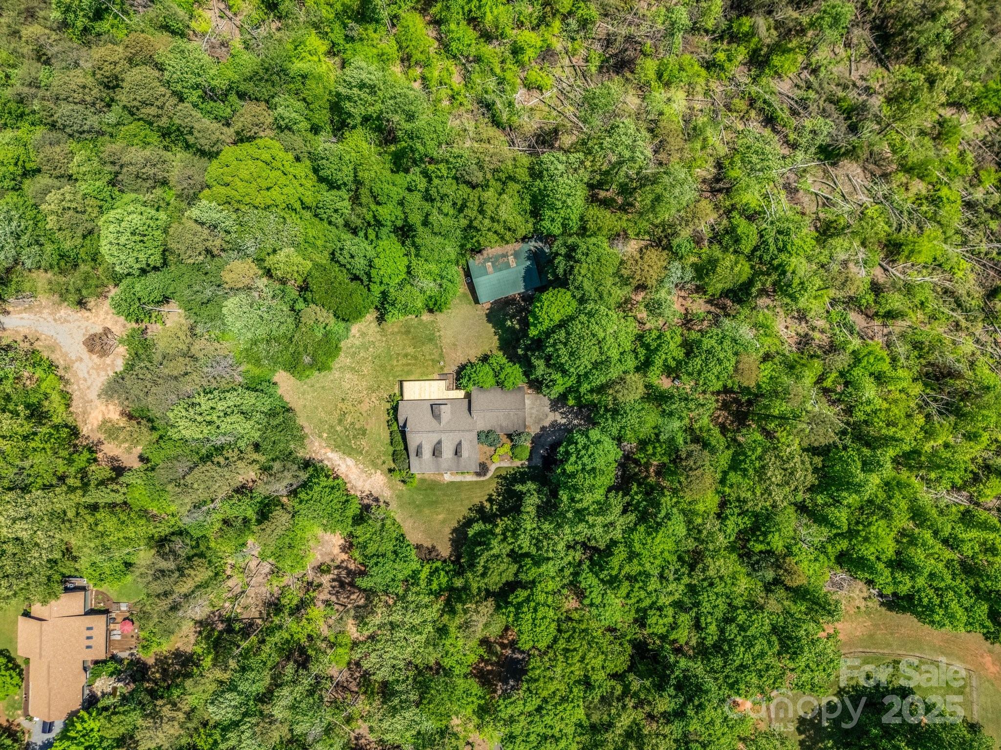 163 Summit Lane Rutherfordton, NC 28139 - Photo 38 of 44 a bird view of a house with a yard